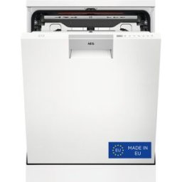 AEG Lavavajillas 14 servicios, Bandeja para cubiertos, 60 cm - FFB76717PW. Blanco
