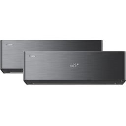 Hisense Aire acondicionado Multisplit 2x1 Inverter con 2.236 frig-h y 3.010 frig-h WiFi - 2AMW52QH912B. Negro