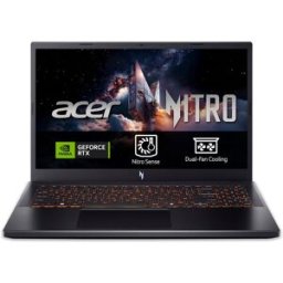 Acer Portátil Gaming Nitro V 15 ANV15-52, Intel Core i9-13900H, 16GB, 1TB SSD, Nvidia GeForce RTX 5050 8GB, 15,6", Sin Sistema Operativo. Negro