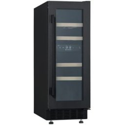 Climadiff Vinoteca integrable para 18 botellas Encastrable 2 Zonas Temperatura Mate - Cbu18Dzbm. Negro mate
