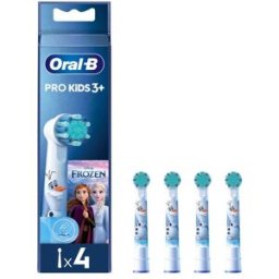 Pack de 4 cabezales de recambio Oral b - Braun Kids Frozen.