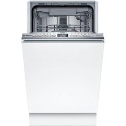 Bosch Lavavajillas integrable 10 servicios, 45 cm, Home Connect - SPV4EMX17E. Acero