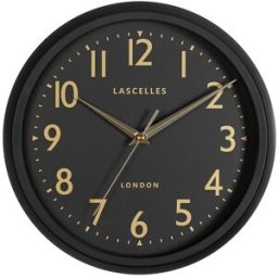 Acctim Reloj de pared Black Lascelles. Negro