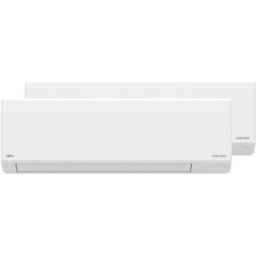 Fujitsu Aire acondicionado Multisplit 2x1 Inverter con 2.150 frig-h + 2.150 frig-h - ASY25U2MI-KL UE40. Blanco