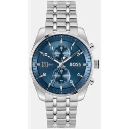 Boss Reloj de hombre Skytraveller LE 1514216 de acero. Azul