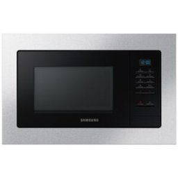 Samsung Microondas integrable 23 litros y grill - MG23A7013CT-EC. Inox / Negro