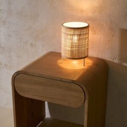 El Corte Inglés Lámpara de mesa auxiliar Mallorca . Natural