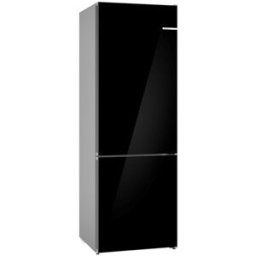 Bosch Frigorífico combi No Frost, VitaFresh y capacidad XXL Master Chef - KGN49LBCF. Cristal negro