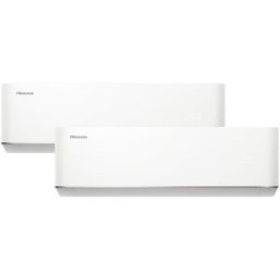 Hisense Aire acondicionado multisplit 2x1 Inverter con 2236 frig-h + 2236 frig-h - WIFI - 2AMW42HC99. Blanco