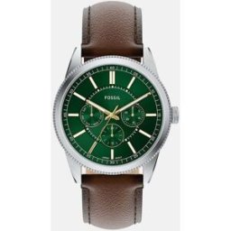 Fossil Reloj de hombre pearson de piel. Marrón