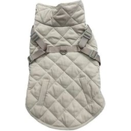 Fred & Rita Fred & Rita - Parka con arnés Fred & Rita para perros. (40 cm) Beige