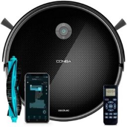 Cecotec Robot aspirador Conga Connected Gyro. Negro