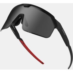 CHAMELO Gafas de Sol Unisex Shield Slider-Automatic HVL Smoke Matte Black . Negro mate