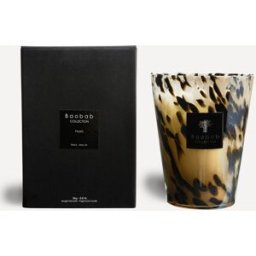 Baobab Vela perfumada Black Pearl Collection. (24 cm) Blanco