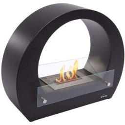 CLIMACITY Chimenea Bioetanol de Suelo 2,5 kW Saturn B 1,5 l. Negro