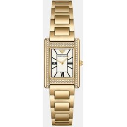 Giorgio Armani Reloj de mujer ar11659 de acero cierre de mariposa. Dorado
