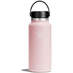 Hydro Flask Botella de agua portátil de acero inoxidable . (950 ml) Rosa