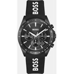 Boss Reloj de hombre Strike Chrono 1514289 de silicona negro. Negro