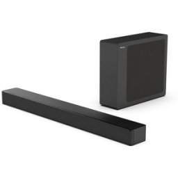 Hisense Barra de sonido HS2100 2.1 240W, Dolby Audio, subwoofer inalámbrico. Negro