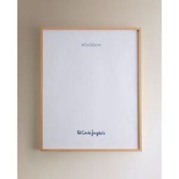 El Corte Inglés Marco de fotos de aluminio. (40 x 50 cm) Natural