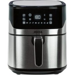 Jocca Freidora de aire sin aceite 2192 con capacidad para 6,5 litros. Negro