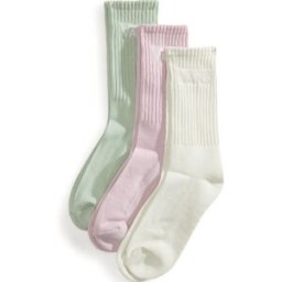 Vans Calcetines de hombre Classic Crew . (M) Blanco roto