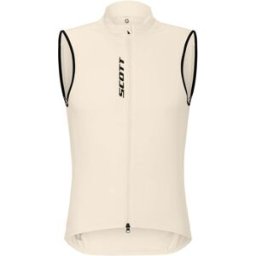 Scott Chaleco de ciclismo de hombre PRO WIND BLOCKER . (XL) Blanco roto