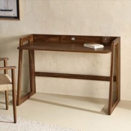 El Corte Inglés Escritorio plegable de madera de palisandro Marc . Natural