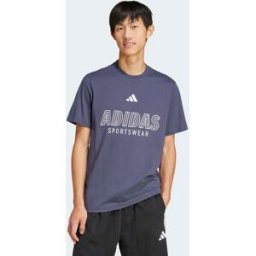 Adidas Camiseta de hombre House of Tiro Linear Graphic . (S) Azul