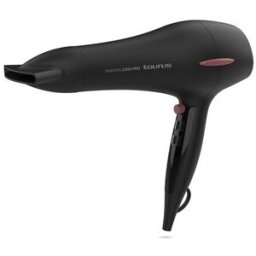 Taurus Secador de pelo Fashion 2300 Pro con motor AC profesional. Negro