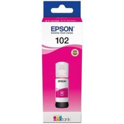 Epson Botella tinta 102 EcoTank Magenta (C13T03R340).