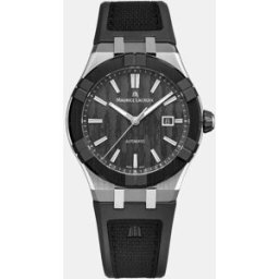 Maurice Lacroix Reloj de hombre Aikonic AC6008-TTB00-330-2 Automático de caucho. Negro