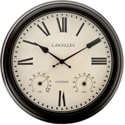Acctim Reloj de pared Roman Lascelles. Negro