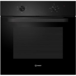 Indesit Horno convencional mecánico 70 litros - IFO 6220 BL. Negro