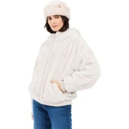 Protest Sudadera de mujer Golly . (XS-S) Blanco roto