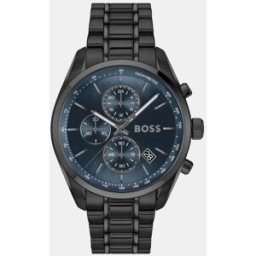Boss Reloj de hombre Grand Prix 44 1514314 cronógrafo de acero. Azul