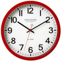 Acctim Reloj de pared Helsinki . Rojo