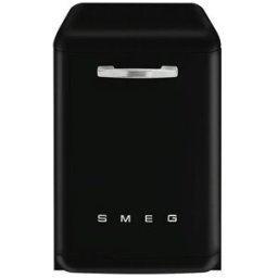 SMEG Lavavajillas 13 servicios, Media carga, Bandeja de cubiertos, 60 cm - LVFABBL3. Negro