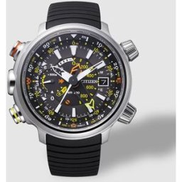 Citizen Reloj de hombre Altichron BN4021-02E Eco-Drive de caucho. Negro
