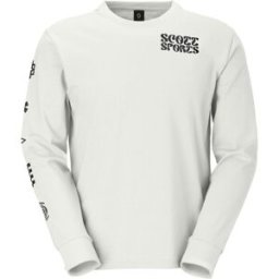 Scott Camiseta unisex GRAPHIC LS . (XS) Blanco roto