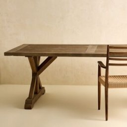 El Corte Inglés Mesa de madera de olmo reciclado Riviera. Natural