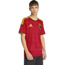 Adidas Camiseta de hombre 1ª equipación Bélgica Mundial 2026 . (XL) Rojo / Amarillo