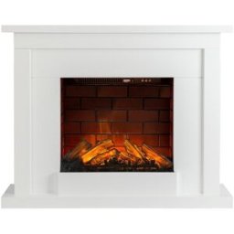 Focal-JMlab Chimenea eléctrica Atherstone Ladrillo. Blanco