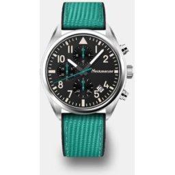 Neckmarine Reloj de hombre offshore crono cuarzo de caucho. (M) Negro