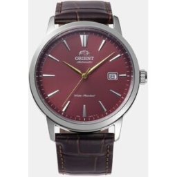 Orient Reloj de hombre Contemporary RA-AC0F15R30B automático de piel. Granate