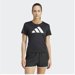 Adidas Camiseta de mujer Run It . (XS) Negro