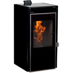 Ecoforest Estufa pellet Moon II Black 7,5Kw. Negro