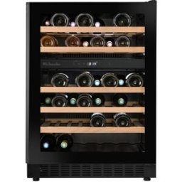 La Sommelière Vinoteca integrable La Sommeliere para 46 botellas Encastrable 2 Zonas Temperatura - Lsbu50Dz. Negro