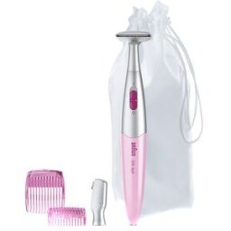 Braun Recortadora Silk-épil FG1100 - Recortadora De Precisión Para La Zona Del Bikini Y Cejas, Color Rosa. Rosa