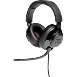 JBL Auriculares Gaming con micrófono y cable Quantum 200. Negro